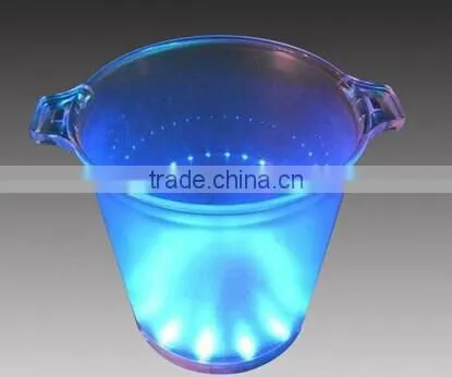 Custom Promotional Plastic Lighted Up Ice Bucket