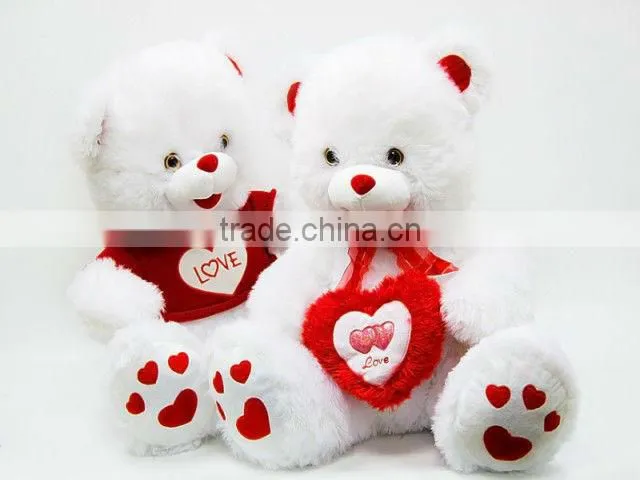 30cm fashional popular customized plush hedgehog animal toy with silk bowtie for valentine festival
