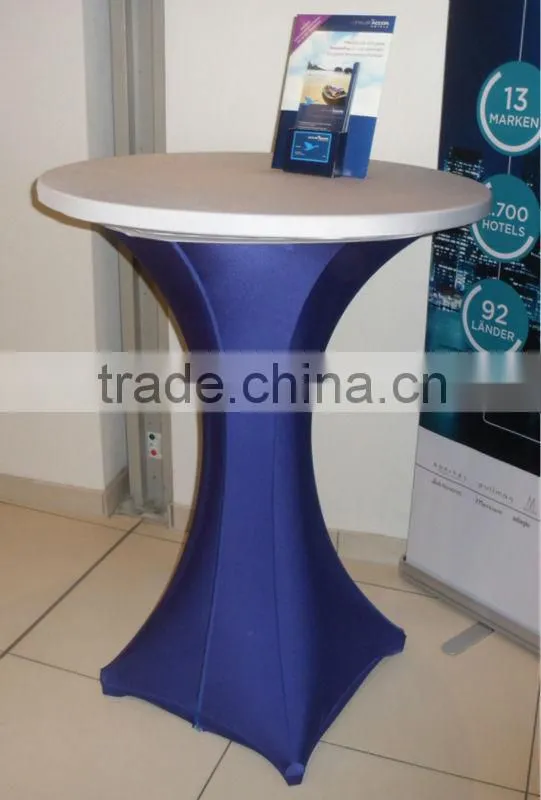 Plastic bar table with table cover