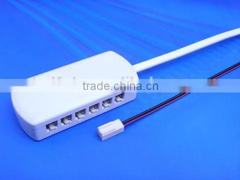 Molex 24V LED display Light 12 Pin Splitter Junction Box (L803-12) with mini plug led connectors