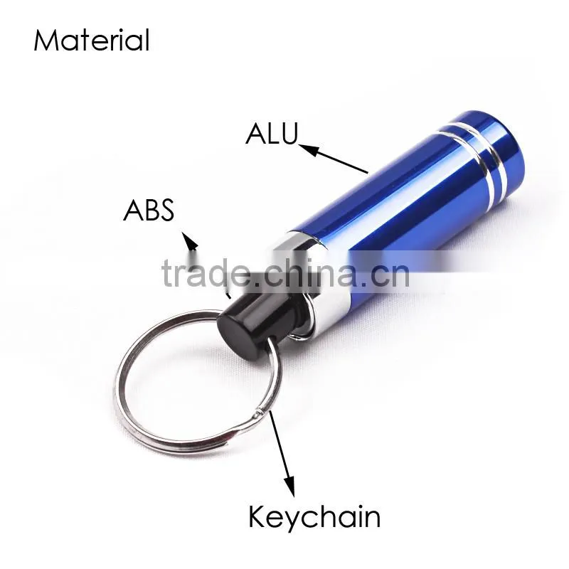 15.3*87.5mm 16g Mini Flashlight, 1 LED Plastic Keychain Light