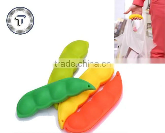 Cute Peas Durable Silicone Shopping Helper Bag Holder