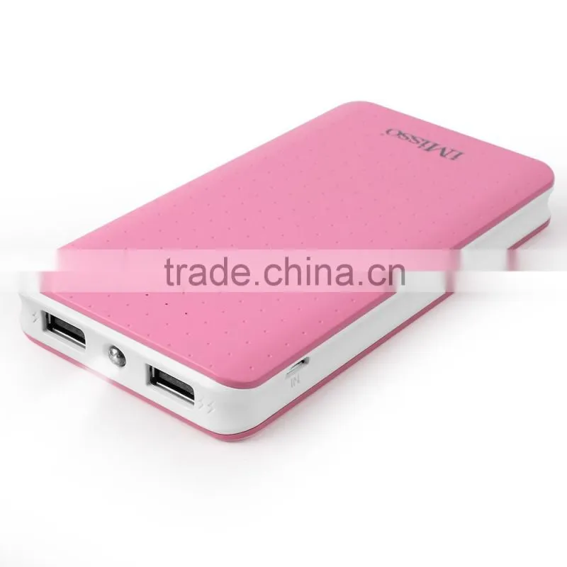 High quality 8000mAh Custom power bank mobile power battery charger