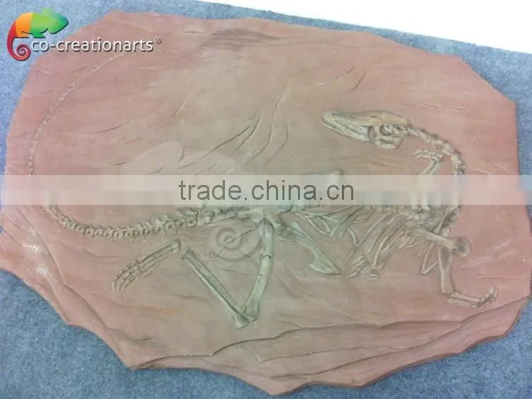 Hot sale fiberglass life size dinosaur skull