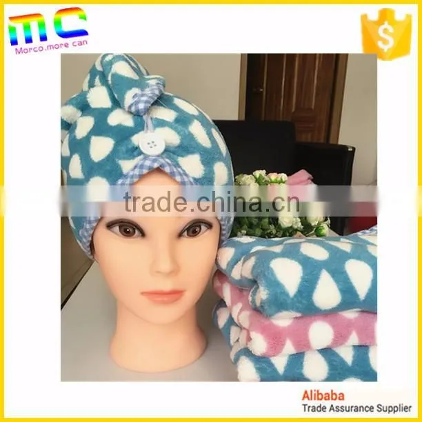 towel shower cap