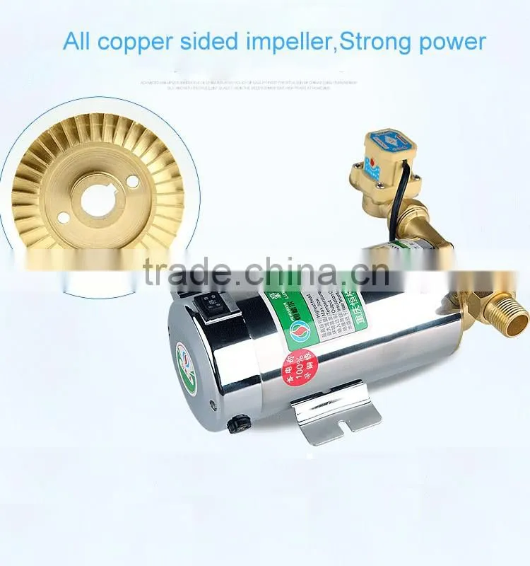 automatic home hot water booster pump for shower 100W/250W/280w