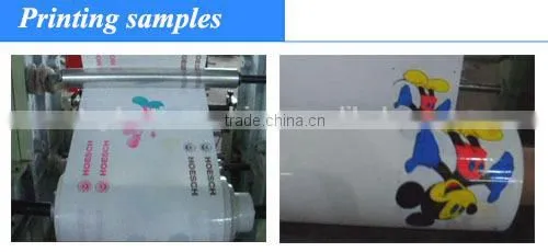 plastic film letterpress printing machine manufacturer with double unwind and double rewind