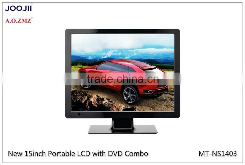 2015 NEW 9-16 inch portable dvd player with digital tv tuner