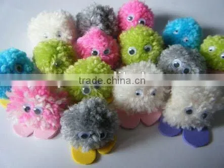 YIPAI craft Color moving plastic eyes for toy