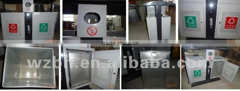 Street Stainless Steel Bin BH20509
