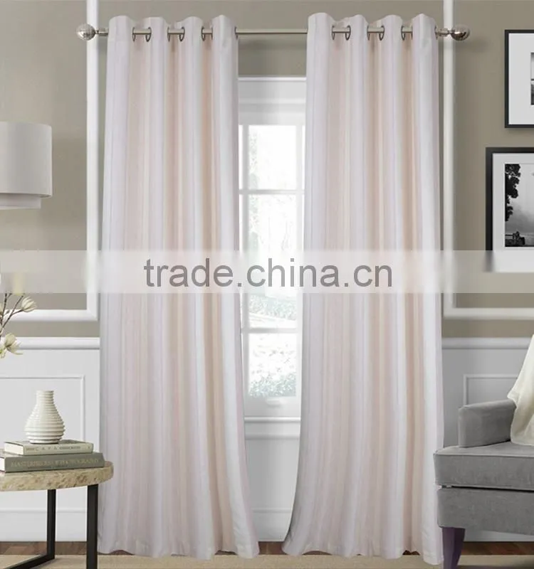 NBHS low MOQ sheer window treatment curtain embroidered sheer curtains