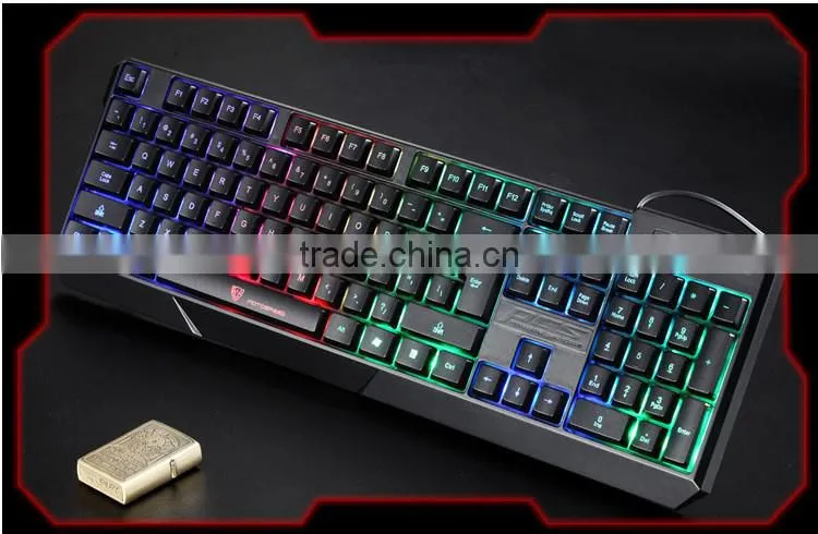 Gaming Keyboard with 7 colors backlight led