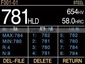 DTEC DH600 Portable Leeb Hardness Tester Colorful Display Curve Graph Top Grade Hardness Tester