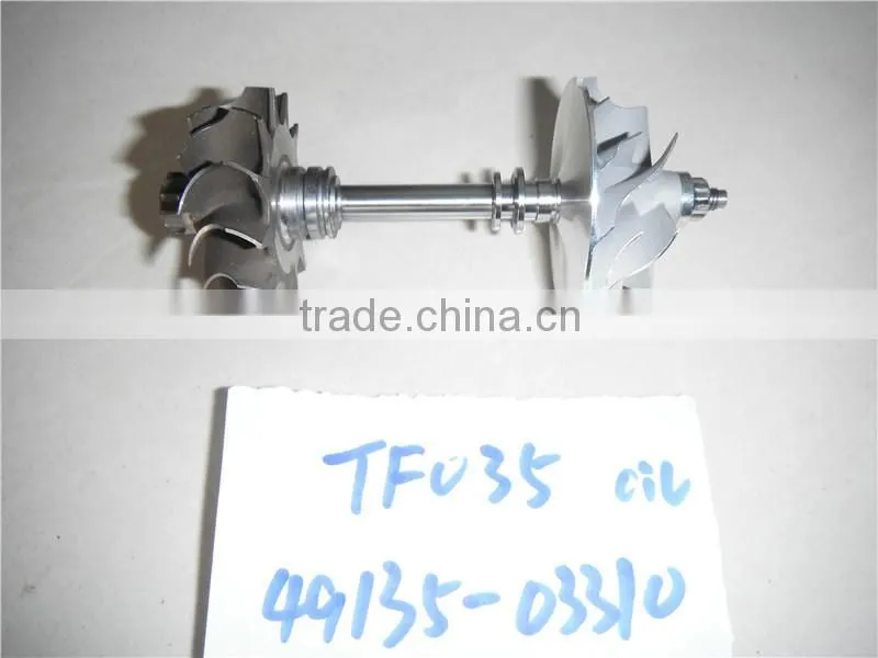 Turbo rotor for turcharger parts