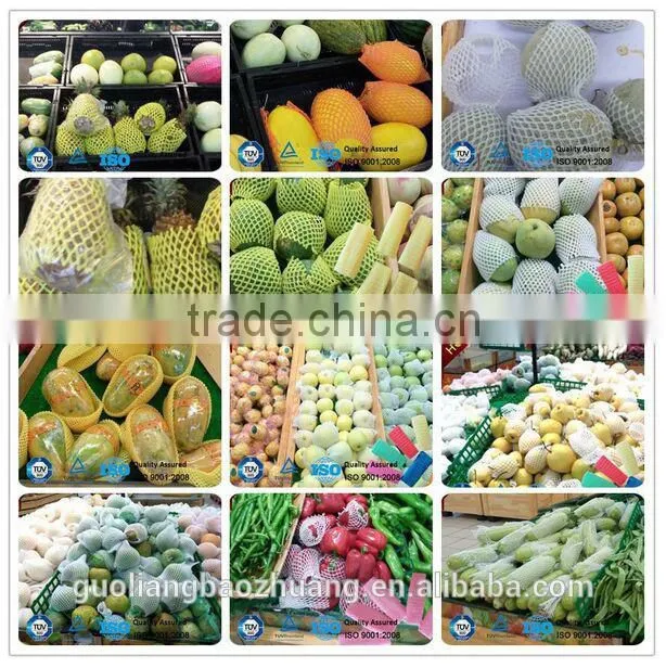 BV Onsite Check Assessed Supplier Polythene Expanded Foam Netting For Citrus Fruit Packaging