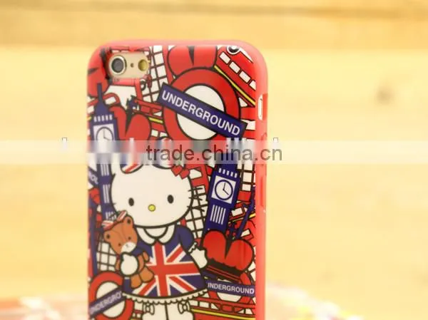 Fashion hello kitty phone covers for iphone 6 plus oem
