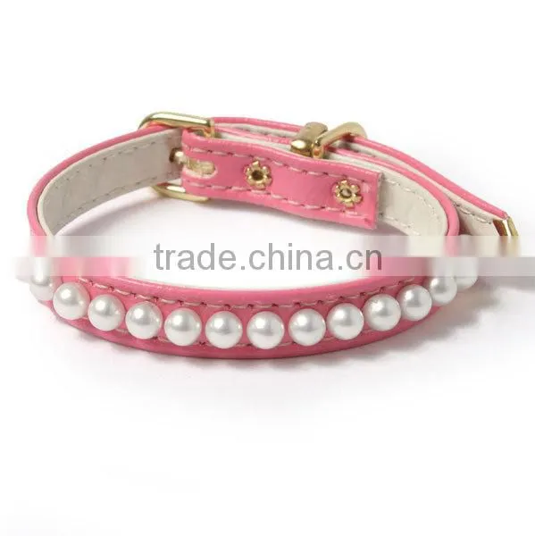 Made in China fashionable pet collars,leashes dog leather collar