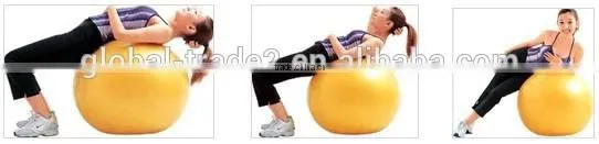 Body Building And Fitness Equipment Round Shape PVC Anti-Burst Gym Ball Fitness Ball H0188