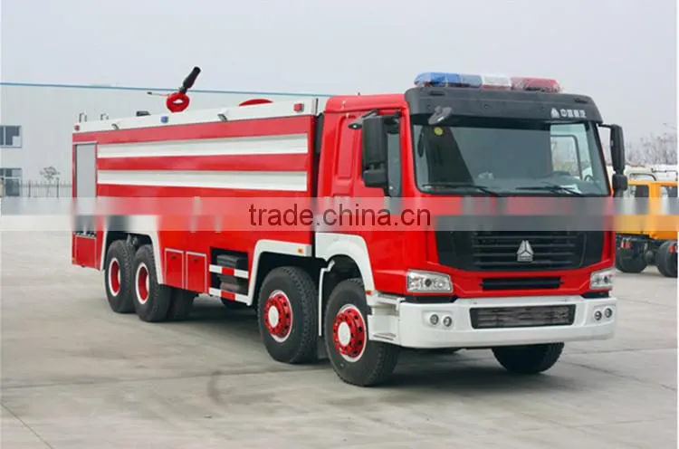 New arrival factory sale top level 25ton sinotruk howo 8x4 rescue fire engine