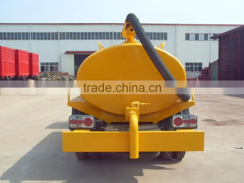 new condition rotating degree multiple functional optional fecal suction truck