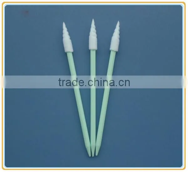 Cleanroom plastic handle microfiber industrial use swab