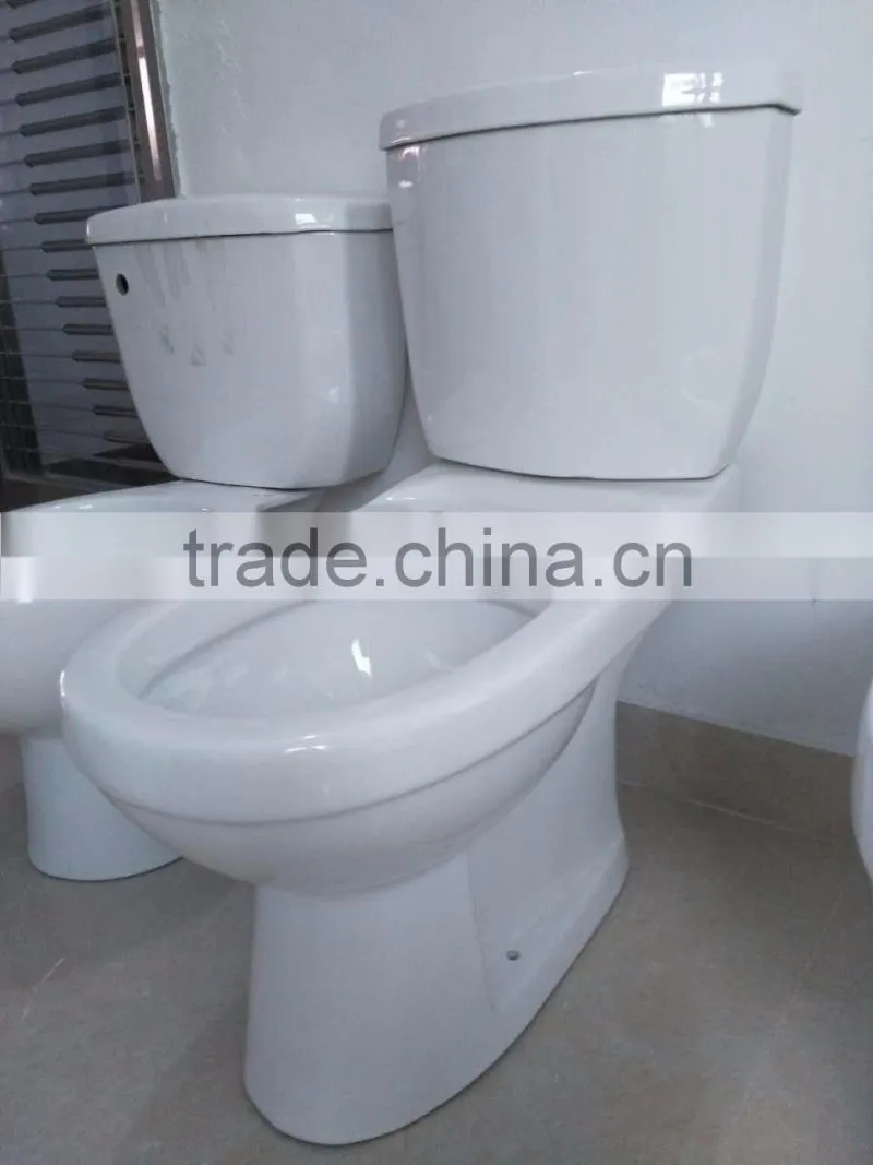 bathroom wc toilet bowl two piece toilets ceramic washdown toilet S trap P trap toilet white sanitary ware Y802