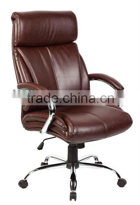 High back Chromed armrest and Chromed base Executive Chair AGS-6024