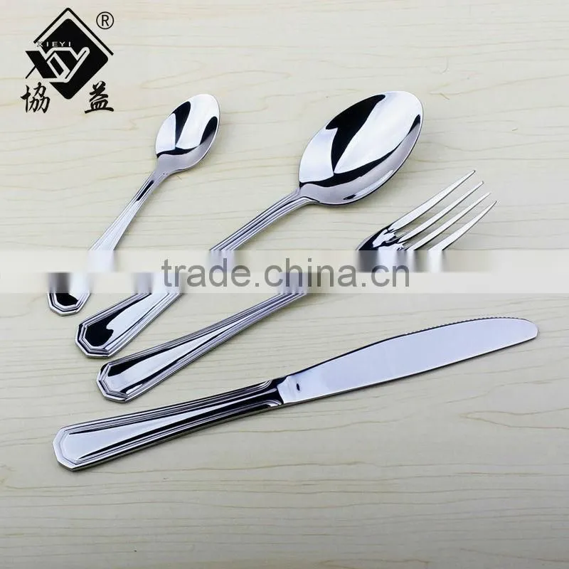 High-Grade 18/0 Mirror Polish Restaurant Stainless Steel Cutlery
