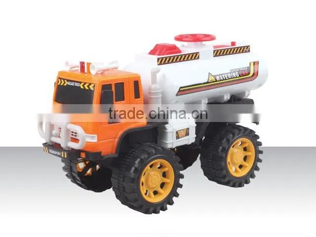 Newest big friction toy vehicle heavy oil truck toy