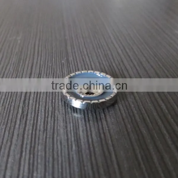 Painted Flatback Metal Button Shirt Button
