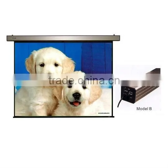 16:9 Motorized projector screen 200 inch big size projector screen price of projector screen