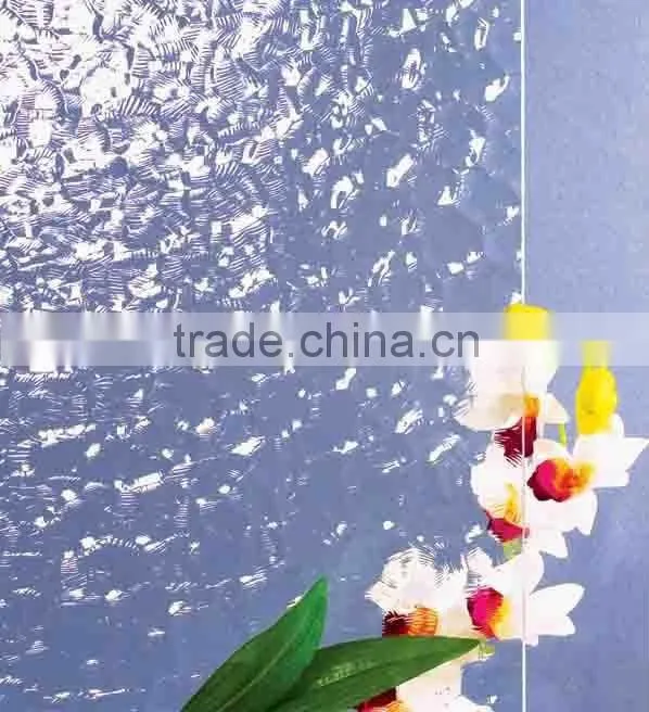 Yujing 3-10 mm patterned glass for room decoration
