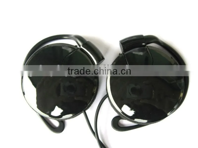 High-end sound performance comfortable stylish stereo clip-on mp3/mp4 earphone, earpiece, headset