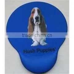 3D silicone rubber wrist rest mouse pad