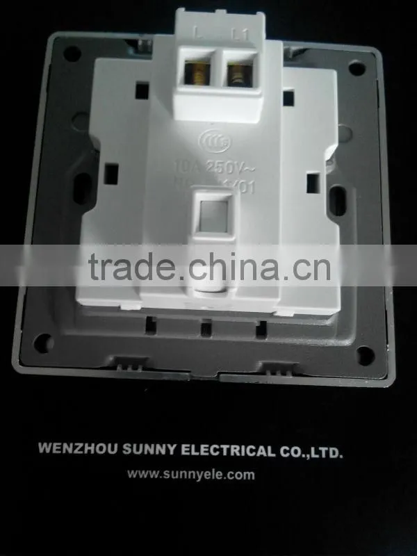 led push button wall light switch