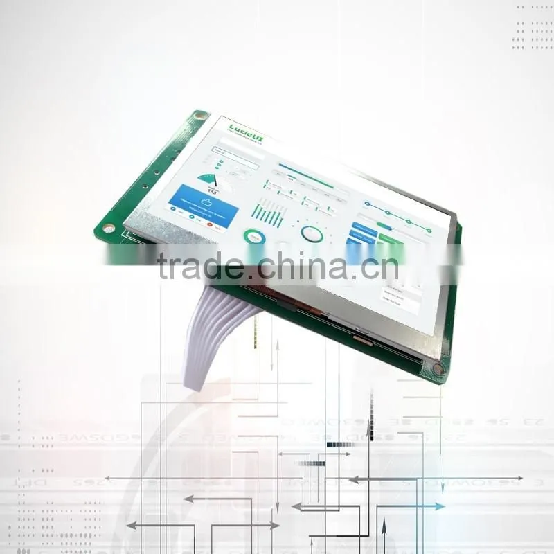 5 inch tft lcd RS232 CMOS/TTL interface module 800 x RGB x 480 industrial Display module for electronic device