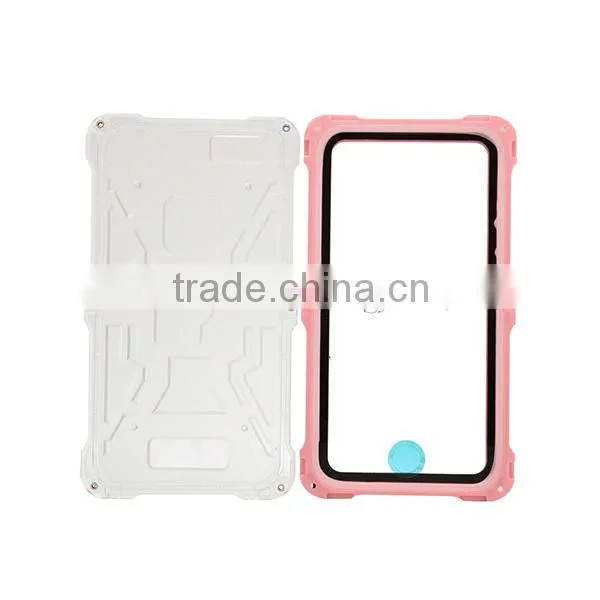 Screws Waterproof 360 Degree Full Protective Case Cover for iPhone 6 6S Pink