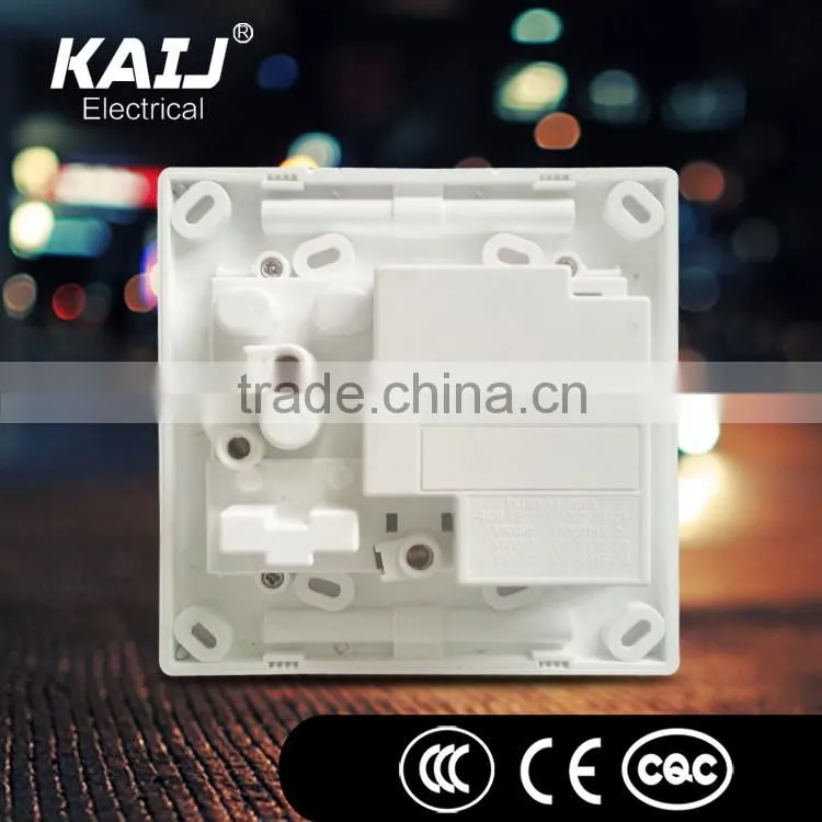 Wall mounted double usb port single gang wall electric switch socket