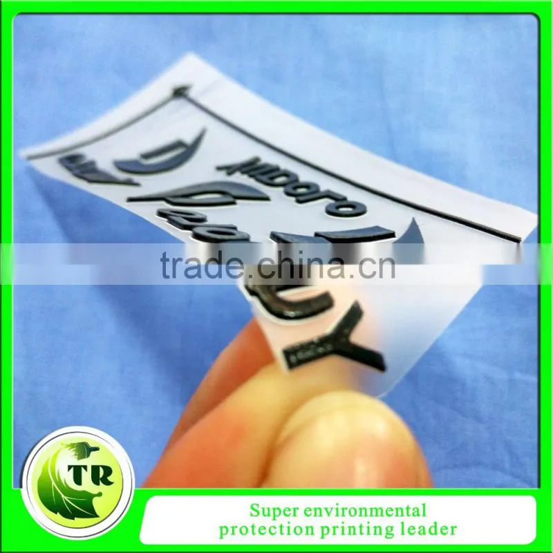 non-deforming 3D thick silicon heat transfer printing label