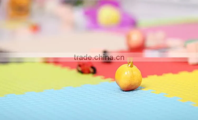 EVA laminated interlock flooring tiles