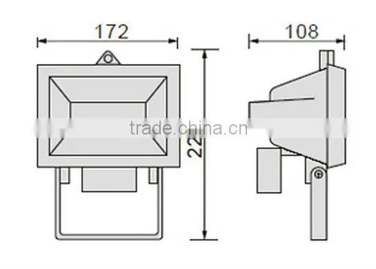 IP44 R7s 78mm Halogen Lamp 150w DJ-H101