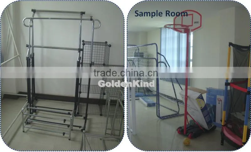 2 layers movable storage drawer trolley with wheel