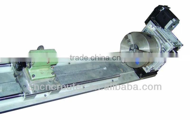 Jinan woodworking cnc machine 3d for sale with the rotary clamp on front of the vacuun table
