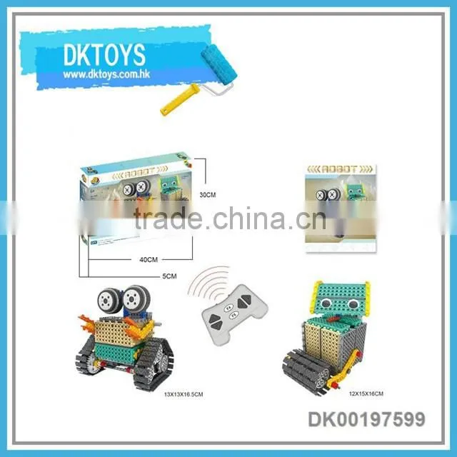 2 in 1 4 ch r/c building block robot set