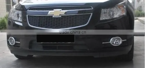 2Pcs L/R ABS Chrome Front Fog Lamp Cover