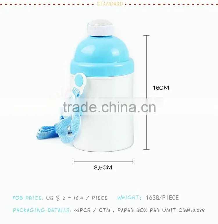 New Sublimation Kid Water Bottle For Heat Transfer Printing 400ml
