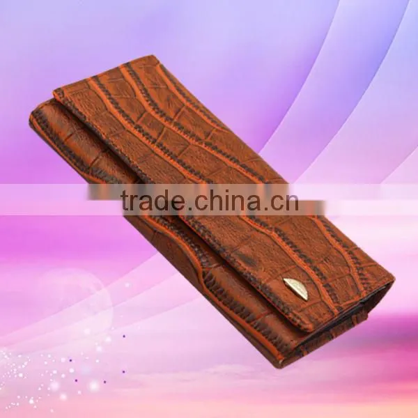 China factory wholesale fashion PU leather clutch purse for women or girls