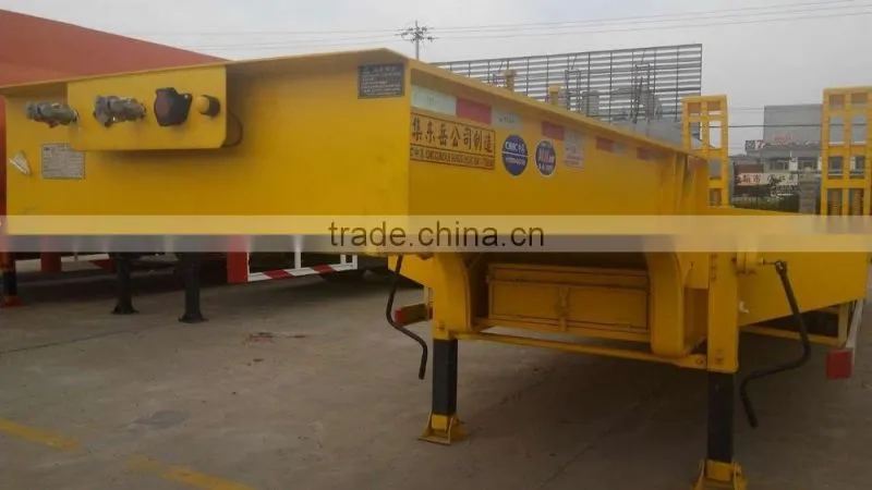 60t Low Bed CIMC Semi Trailer for trailer truck