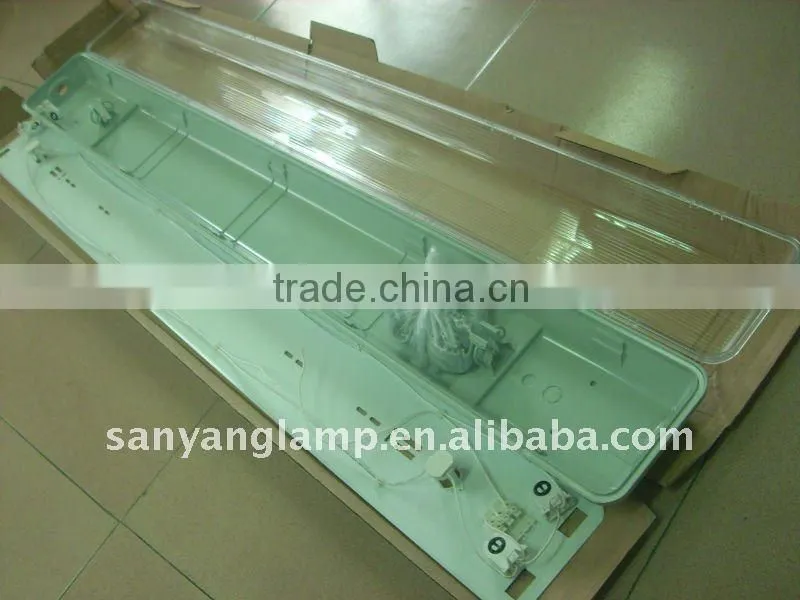 Double tube water proof light fixture