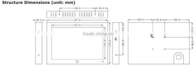 Alibaba Express Smart TV 10/10.4/12/15/17/19/22/42 Inch 1280 * 800 Resolution TFT LCD Monitor